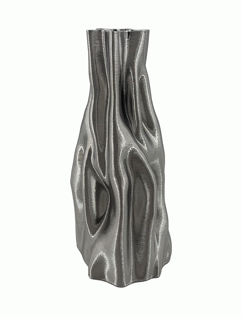 Vaso 3D Dali Prateado