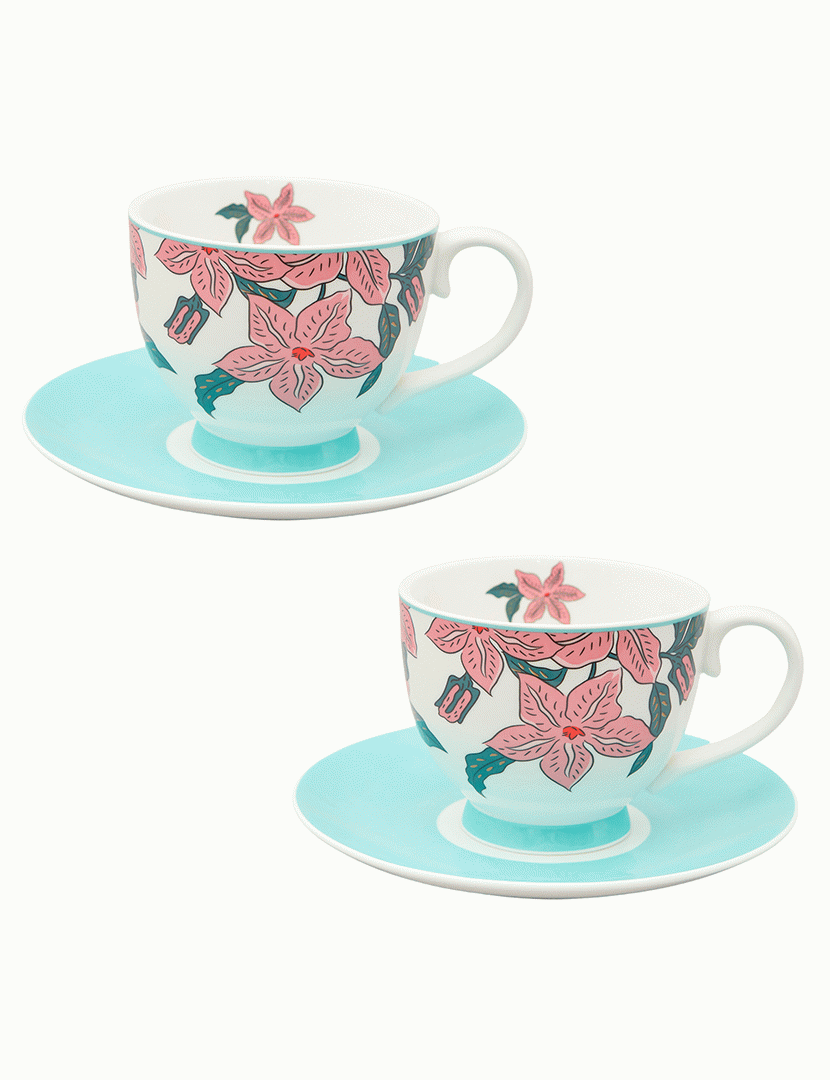 Conj. Pequeno Almoço 2 Peças Alice Azul