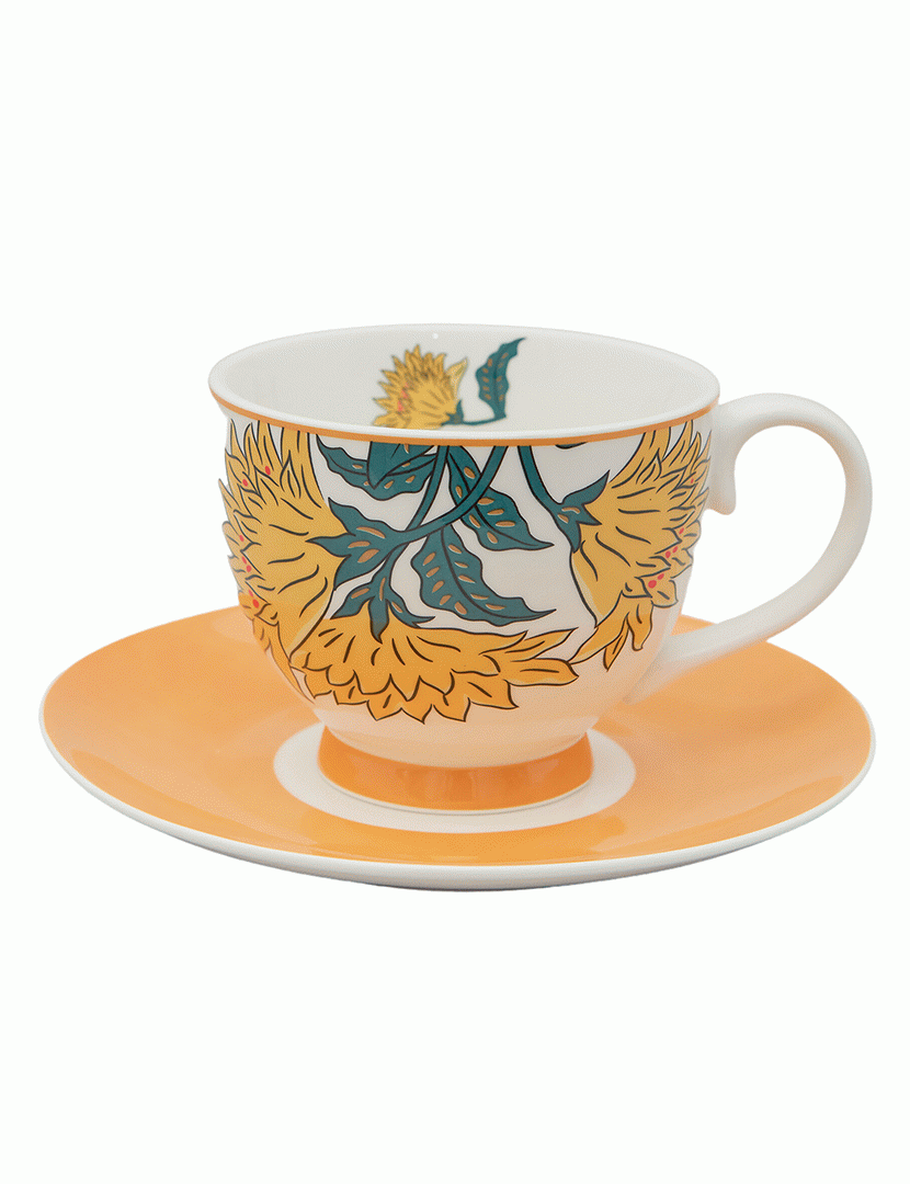 Conj. Pequeno Almoço 2 Peças Alice Amarelo