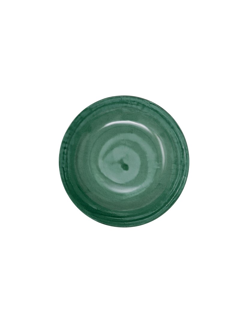 Conj. 6 Pratos de Sopa em Porcelana Tangeri Verde