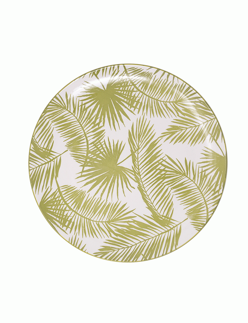 Conj. 6 Pratos de Jantar Aruba Verde