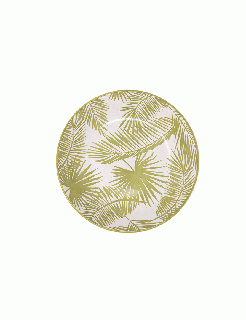 Conj. 6 Pratos de Sopa Aruba Verde