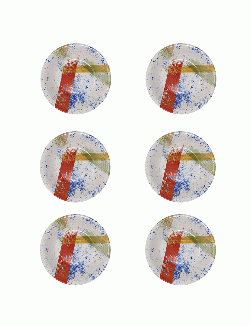 Conj. 6 Tigelas em Cerâmica Canva