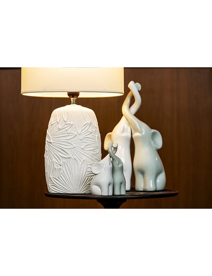 Conj. 2 Elefantes Zoo - 15cm