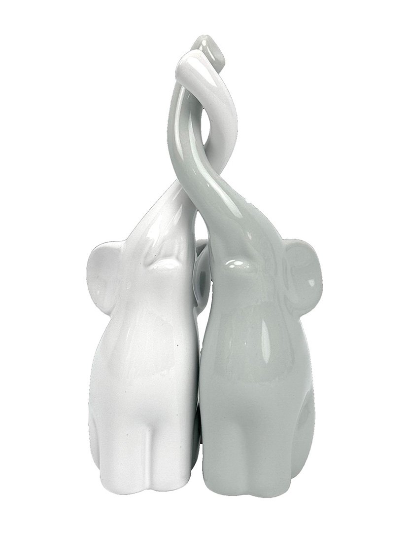 Conj. 2 Elefantes Zoo - 25cm