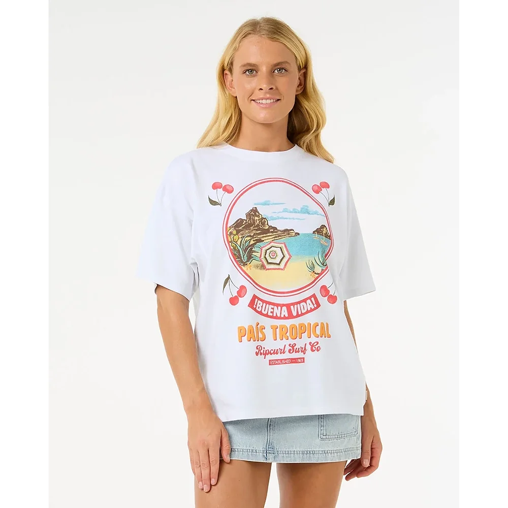 T-Shirt Cove Heritage Feminino Branco