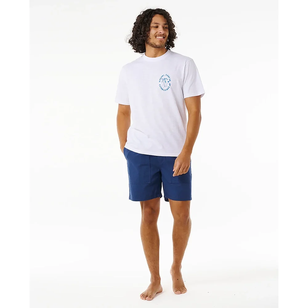 T-Shirt Aloha Hotel Paradise Masculino Branco