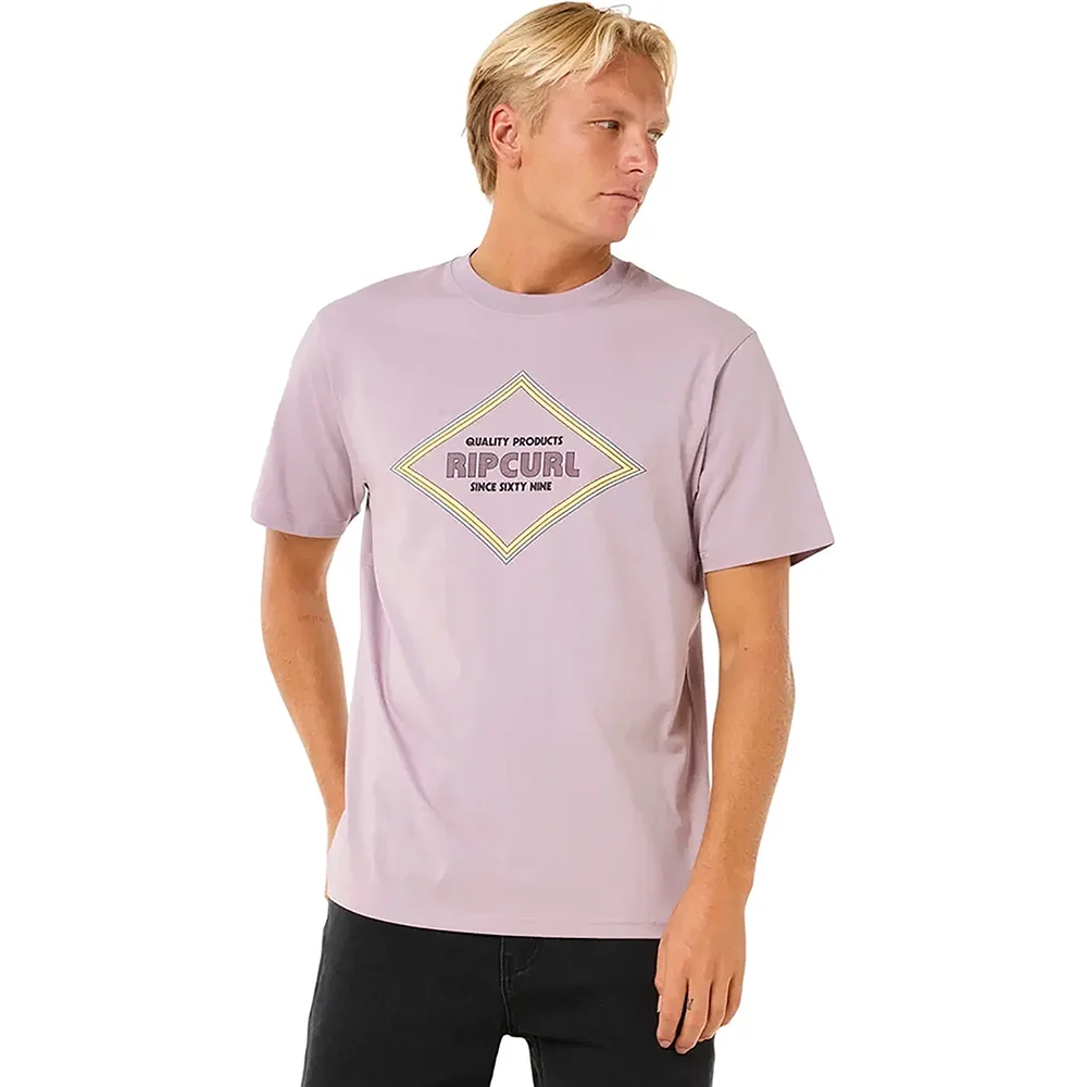 T-Shirt Surf Revival Yo Mumma Masculino Lilás