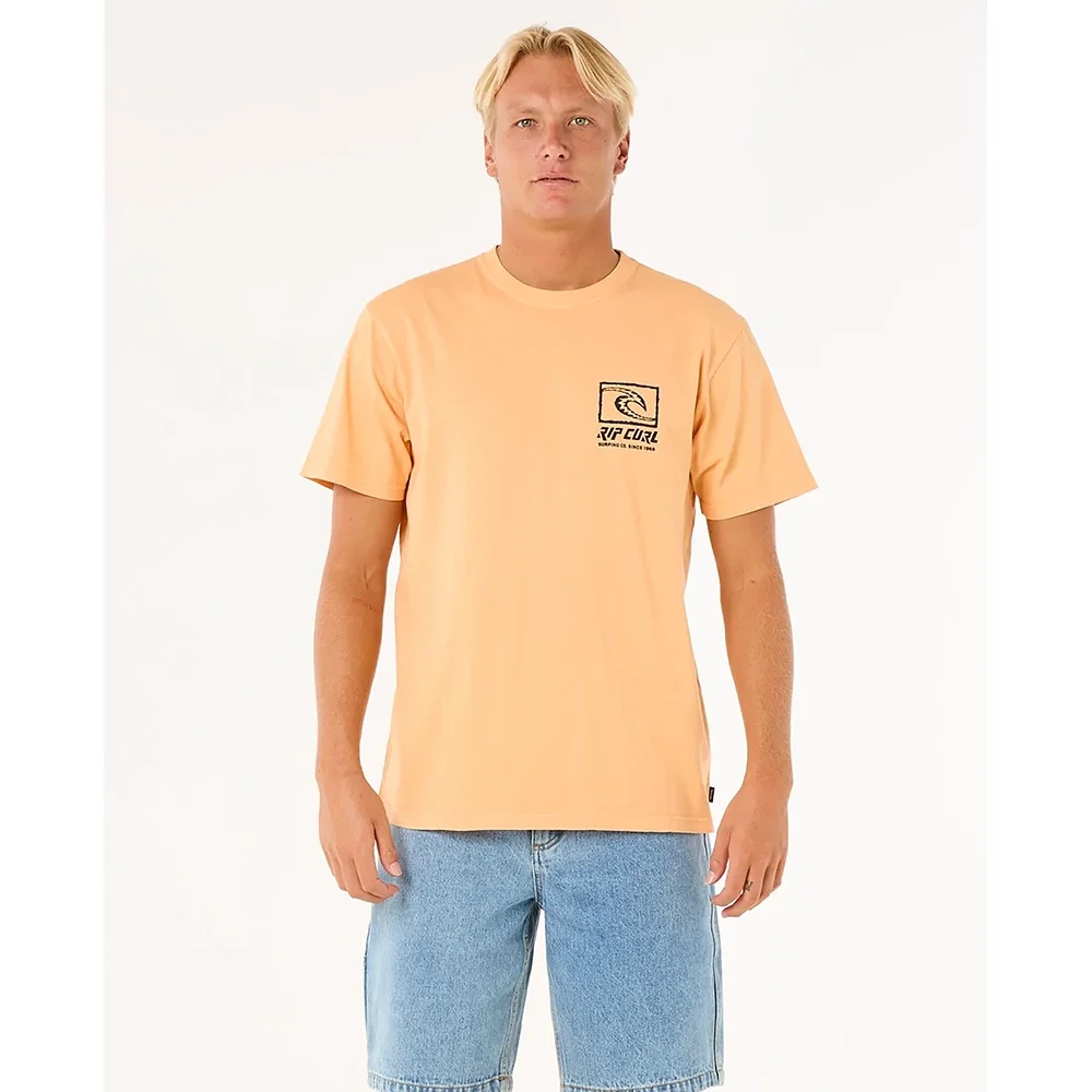 T-Shirt Raw Energy Trad Masculino Laranja