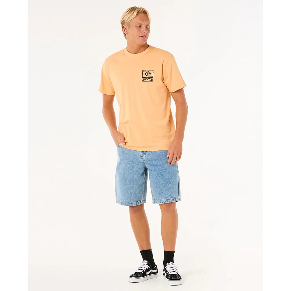 T-Shirt Raw Energy Trad Masculino Laranja