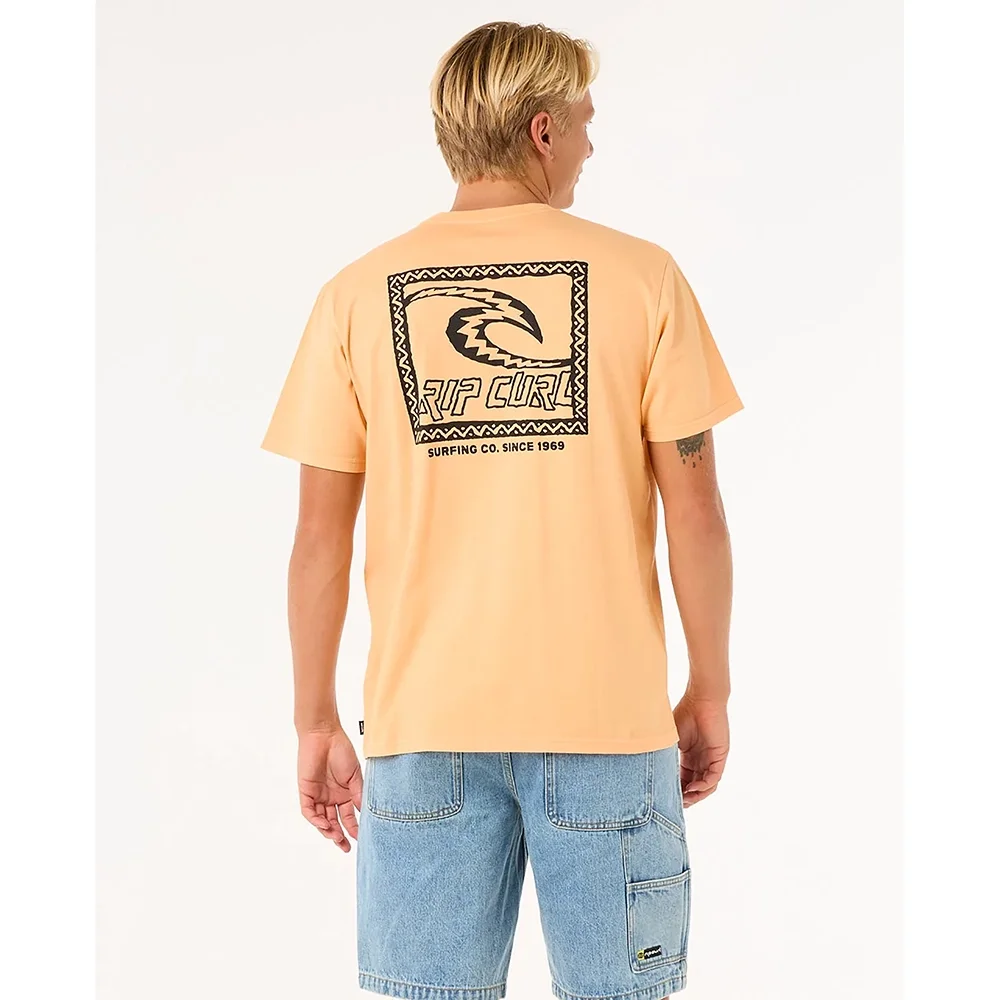 T-Shirt Raw Energy Trad Masculino Laranja