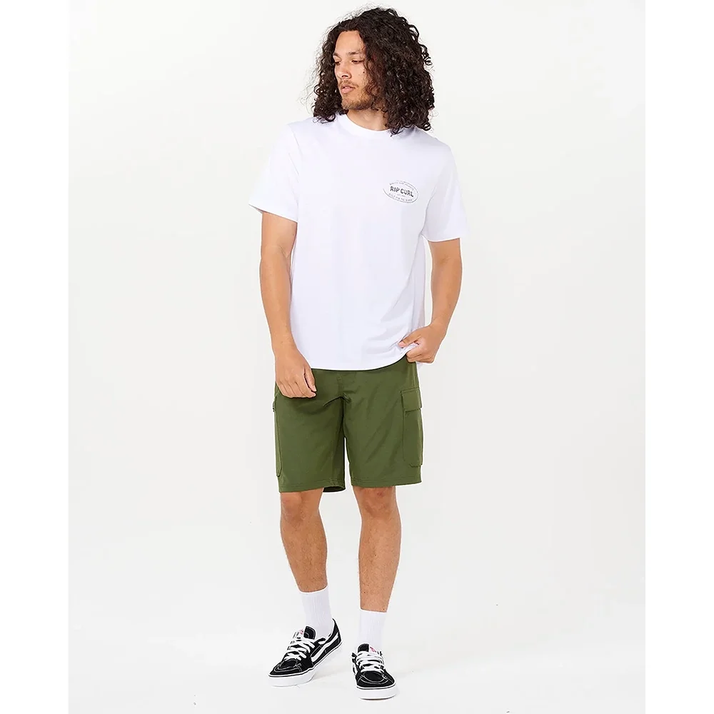 Calções Cargo Classic Surf Masculino Verde Escuro