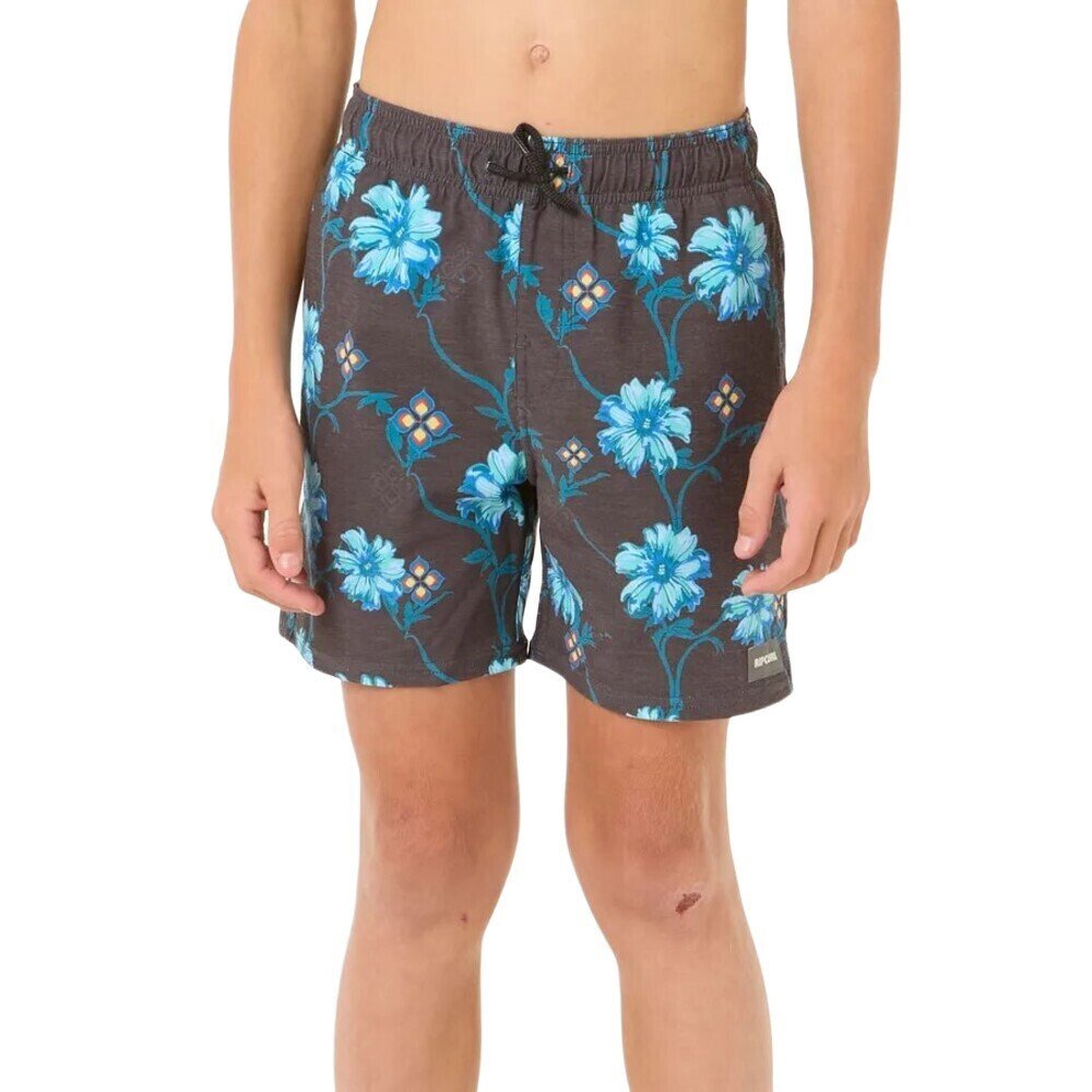 Calções de Banho Surf Revival Floral Volley-BOY Menino Preto
