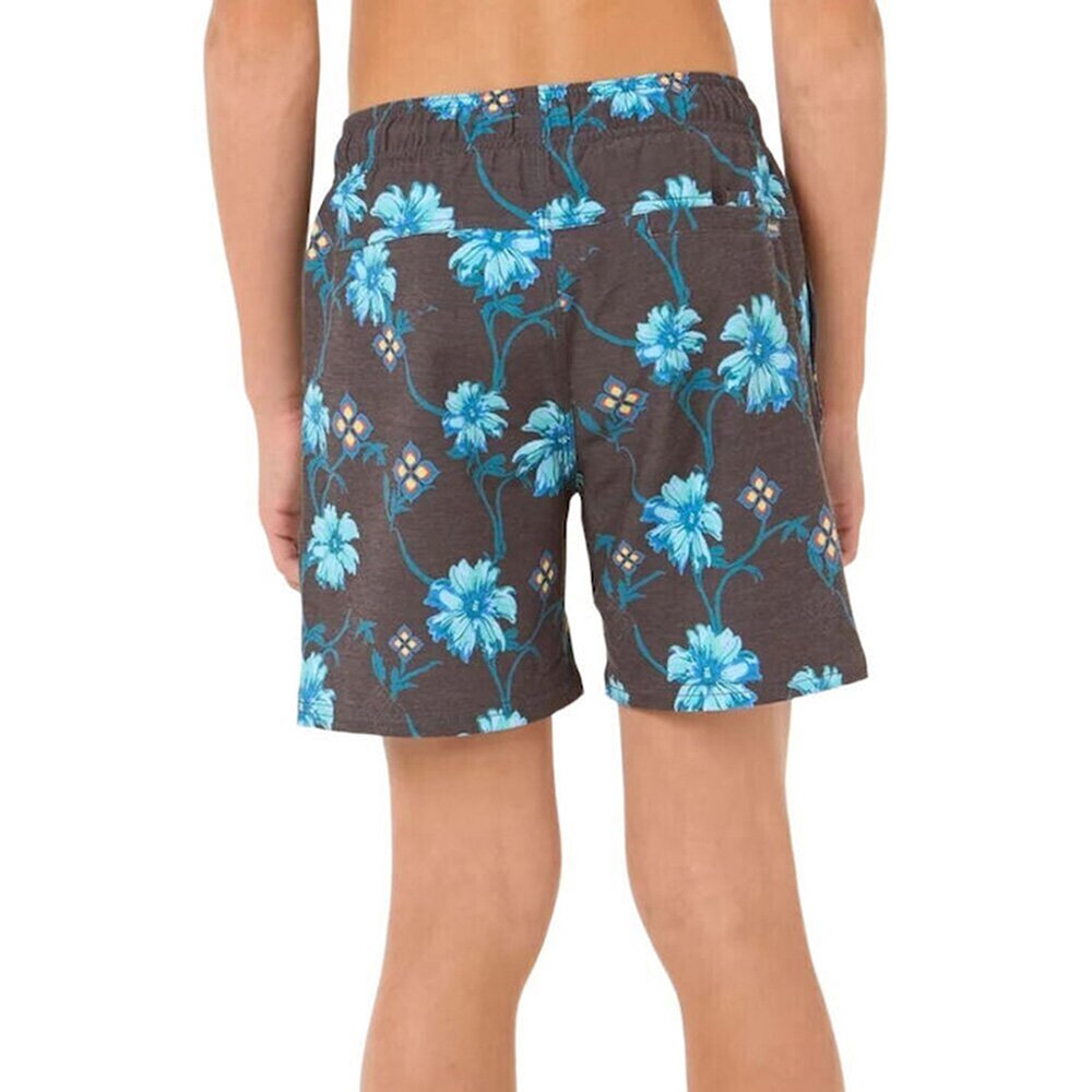 Calções de Banho Surf Revival Floral Volley-BOY Menino Preto