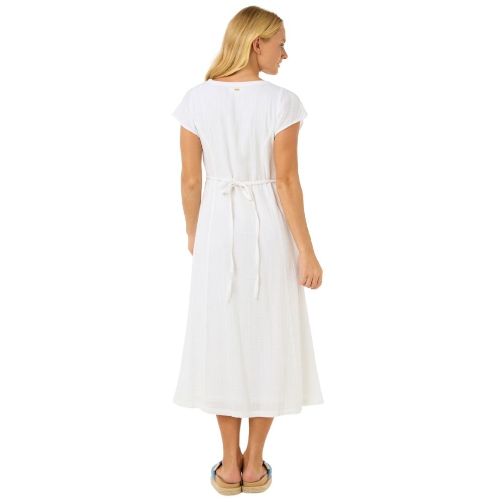 Vestido Comprido Premium Surf Feminino Branco