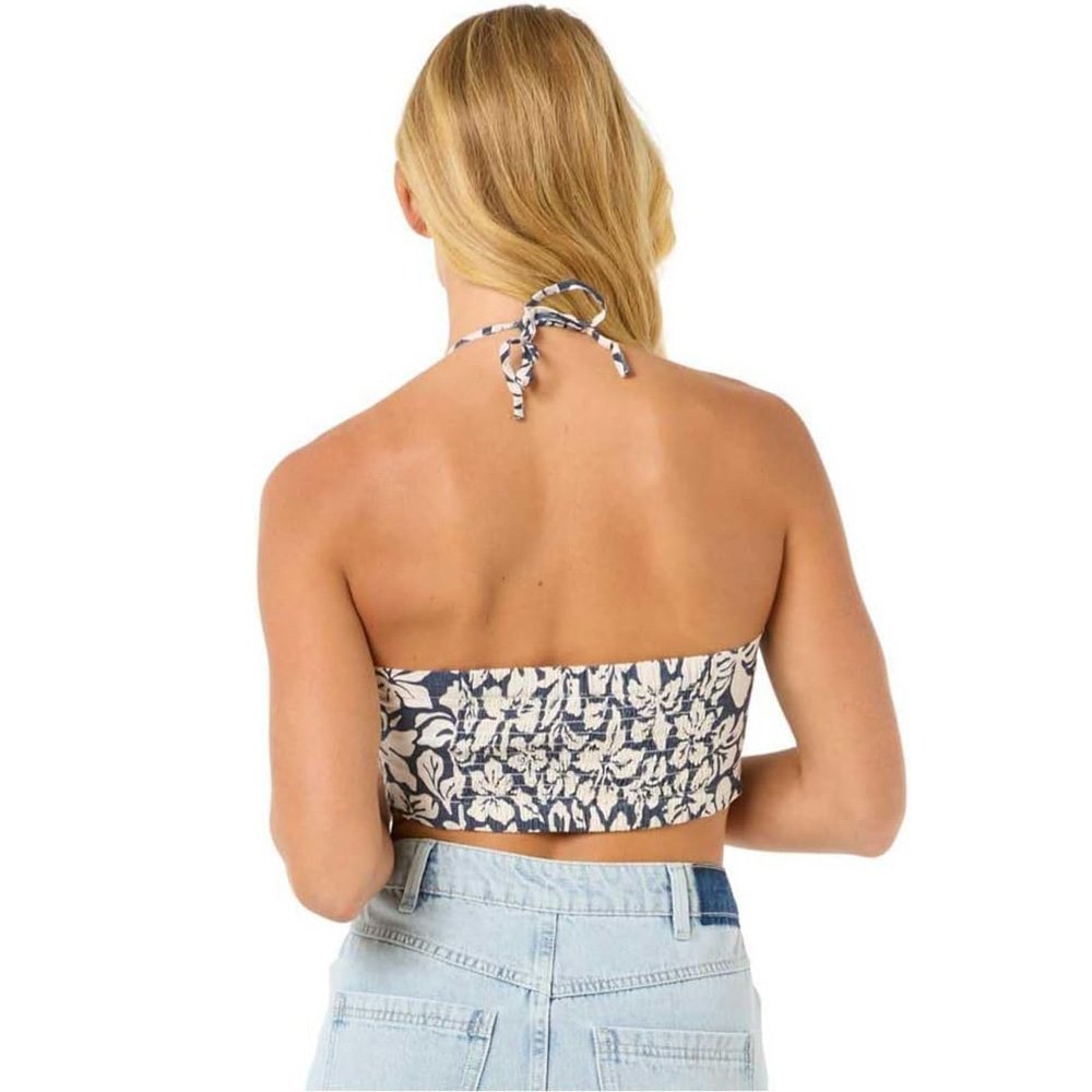 Top Las Dalias Feminino Azul Marinho