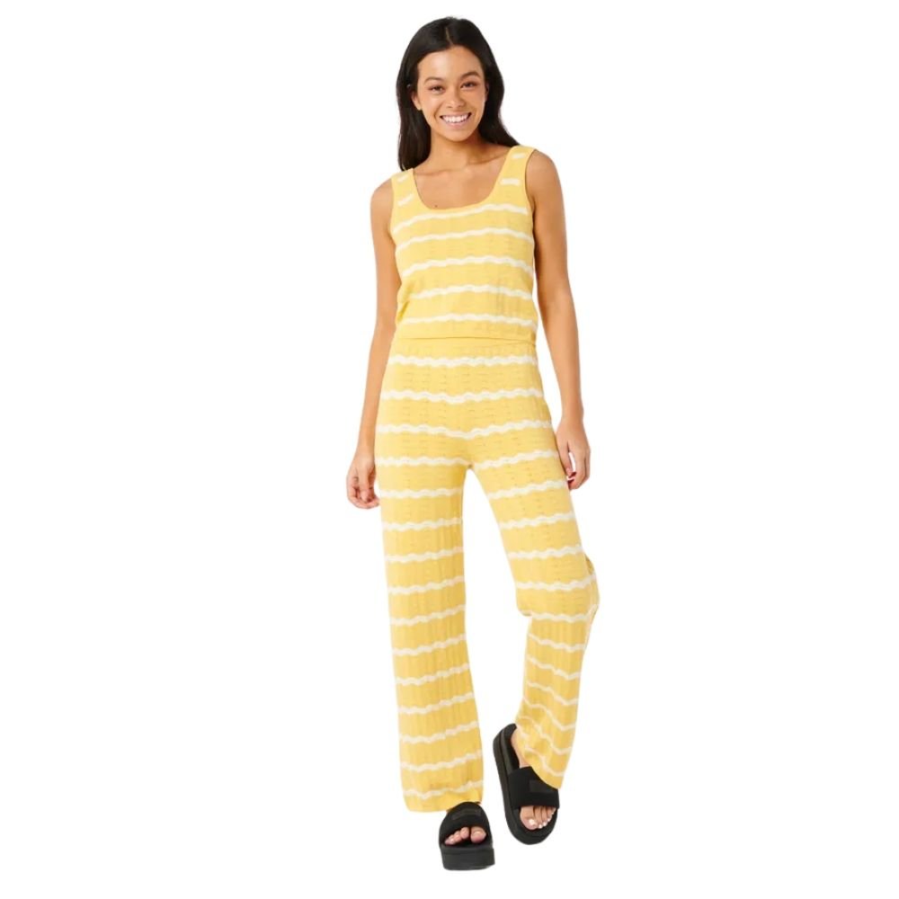 Calças de Malha Es Vedra Feminino Bege