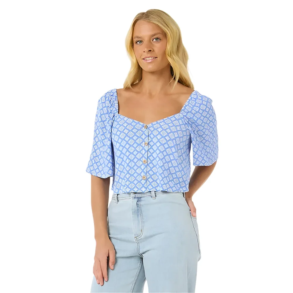 Blusa San Carlos Feminino Azul