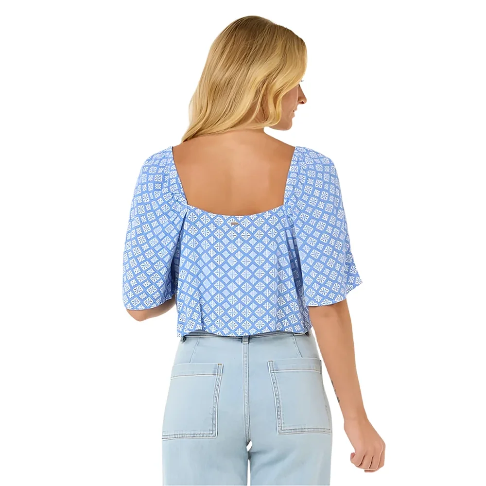 Blusa San Carlos Feminino Azul
