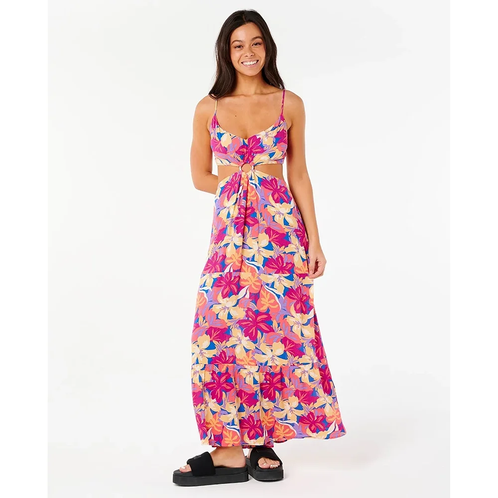 Vestido Maxi Es Vedra Feminino MultiCor