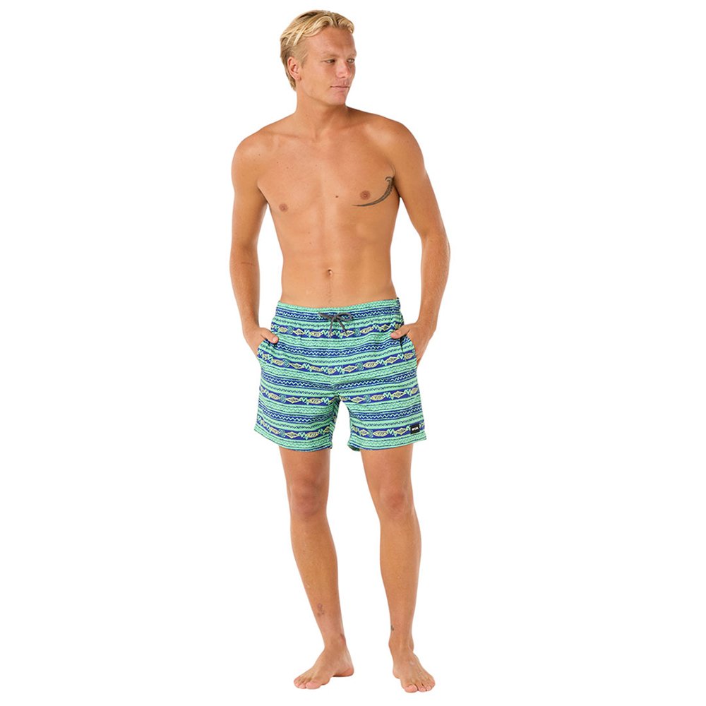 Calções de Banho Fun Times Volley Masculino Verde neon