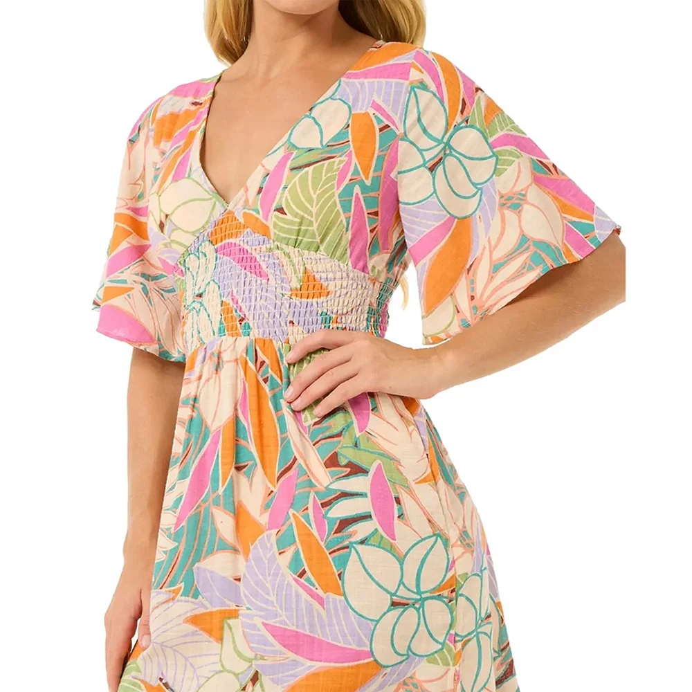 Vestido Midi Cala Vadella Feminino MultiCor