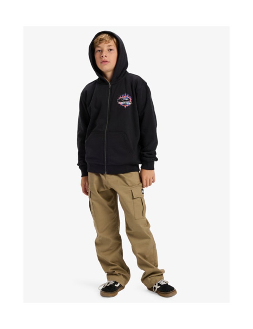 Casaco Desportivo zip Menino Preto