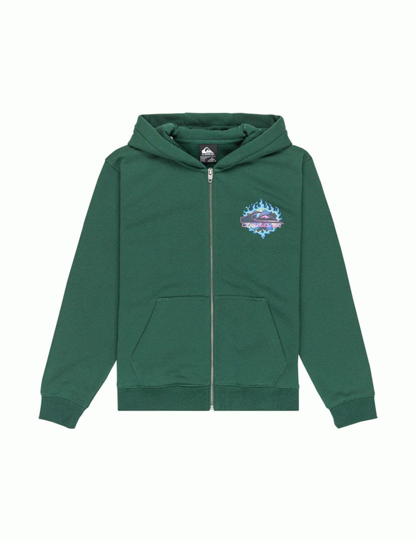 Casaco Desportivo zip Menino Verde