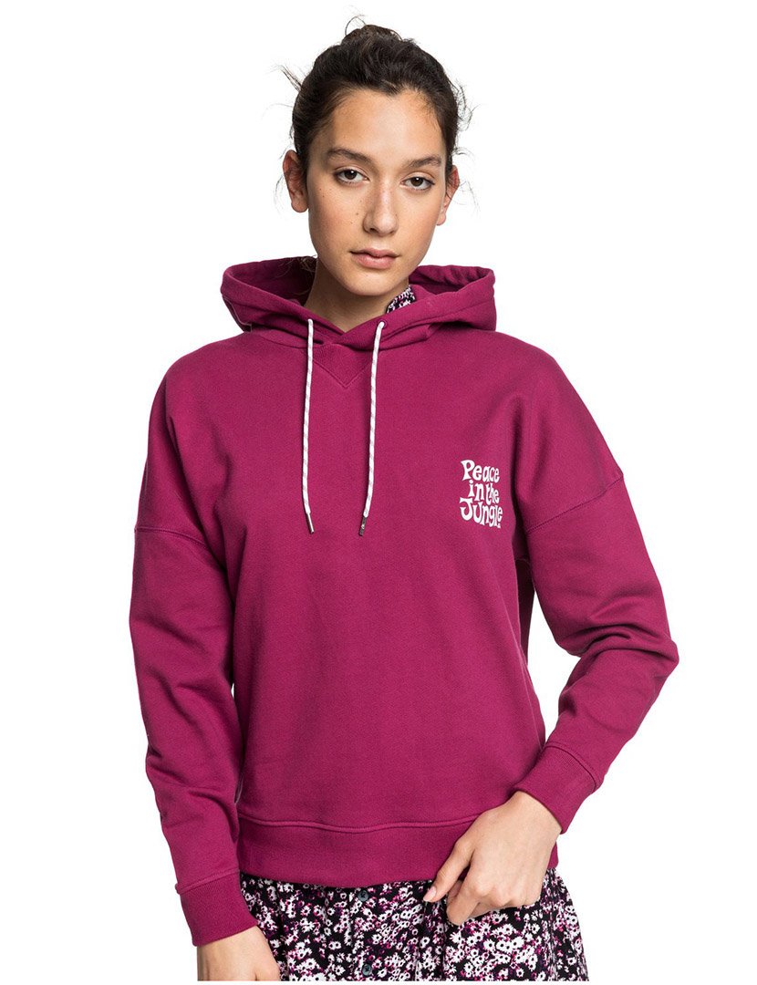 Sweatshirt Senhora Boxy Rosa