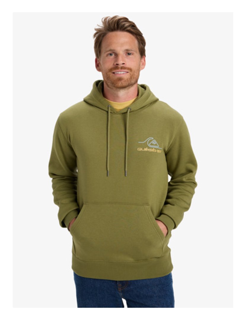 Sweatshirt Waves Homem Verde