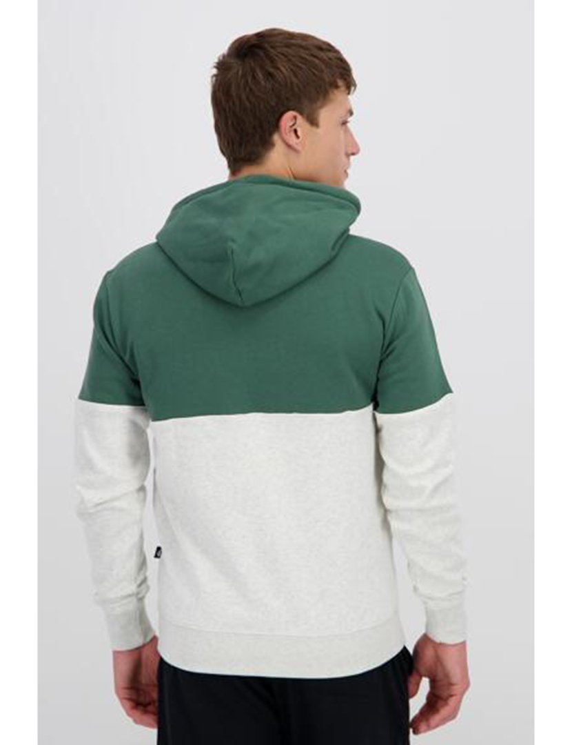 Sweatshirt Homem Cinzento e Verde