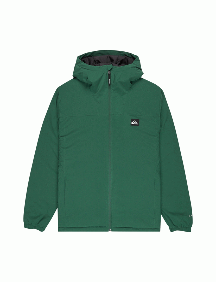 Casaco Impermeável com capuz Homem Verde