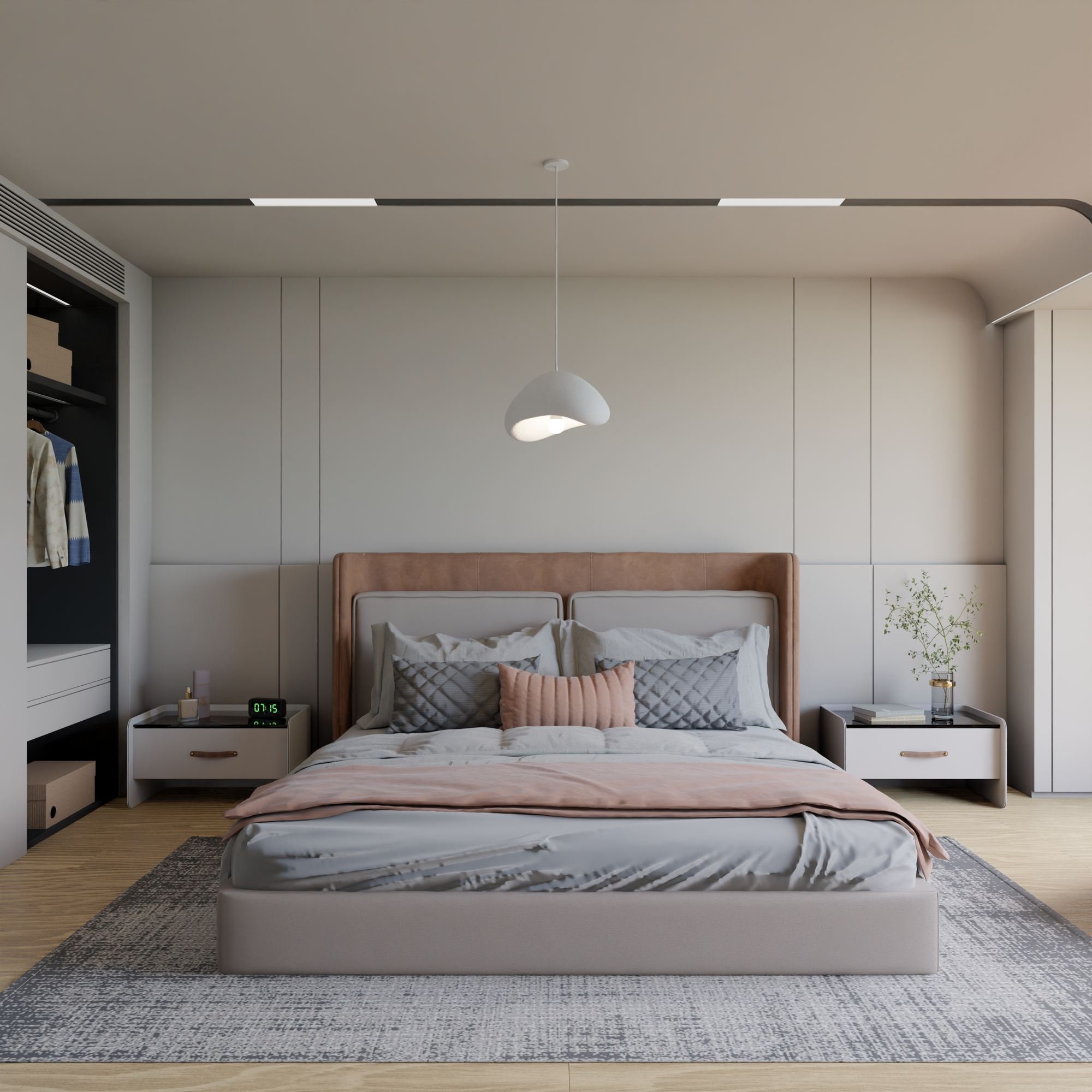 Candeeiro Teto Wabi Sabi Quiet Current Branco