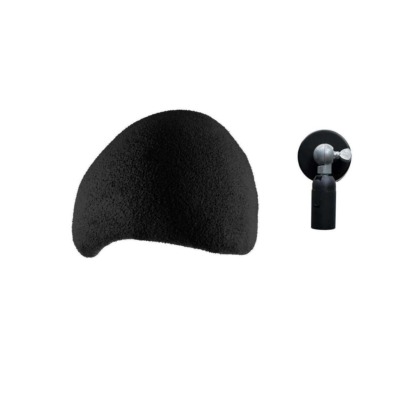 Conjunto 2 Candeeiros Parede Wabi Sabi Arcus Preto