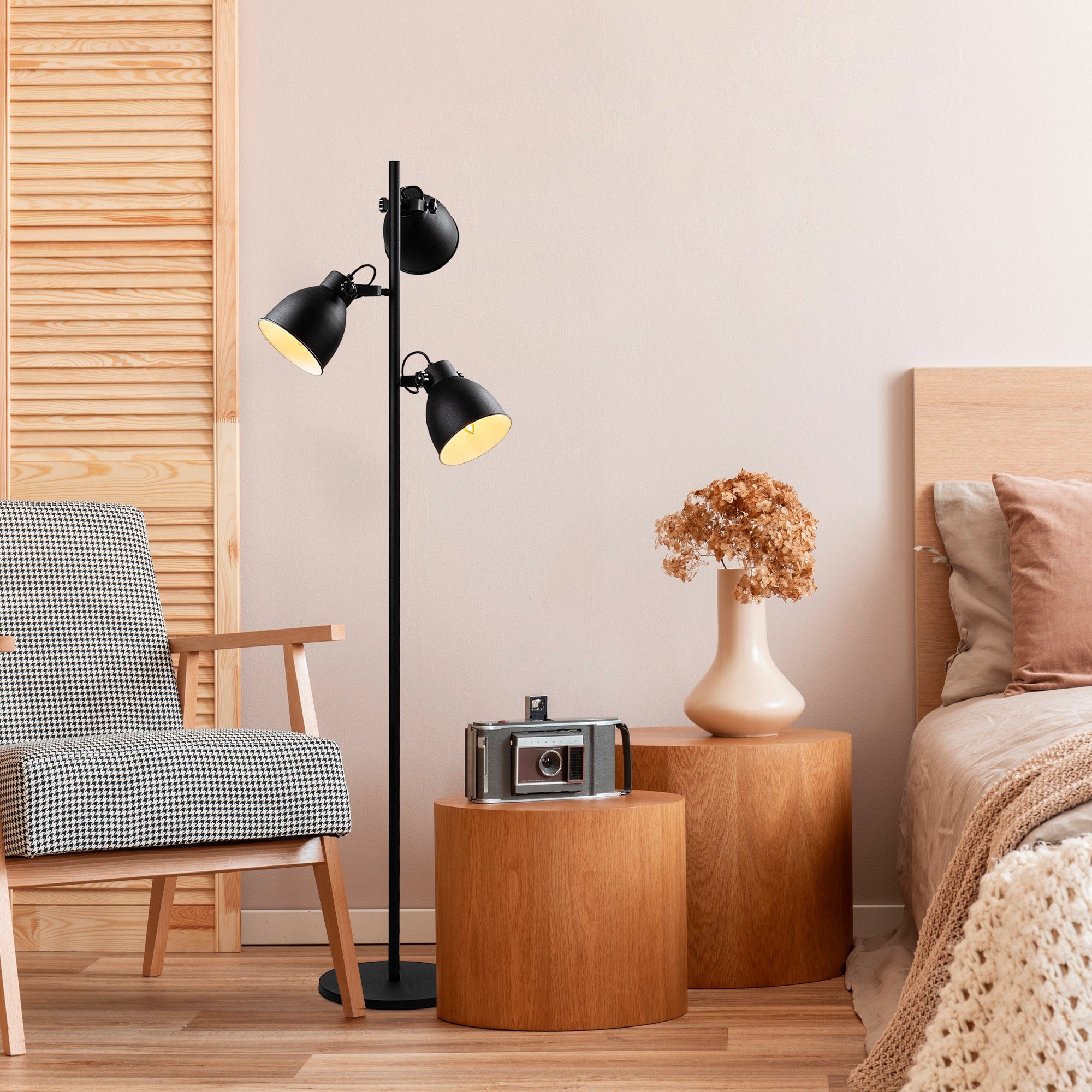 Candeeiro Chão Spotkafasi 13785 Preto