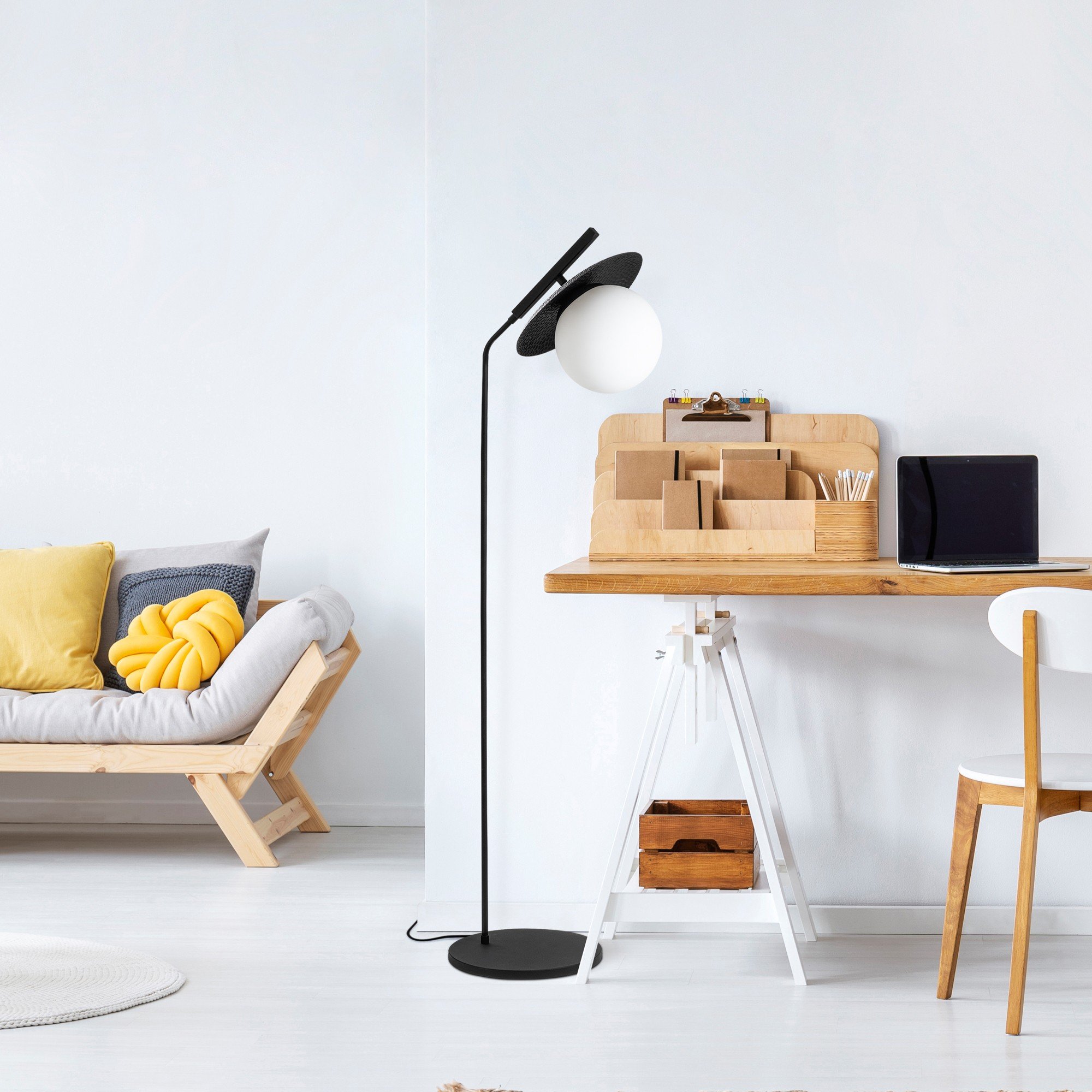 Candeeiro Chão Anemon 13805 Preto