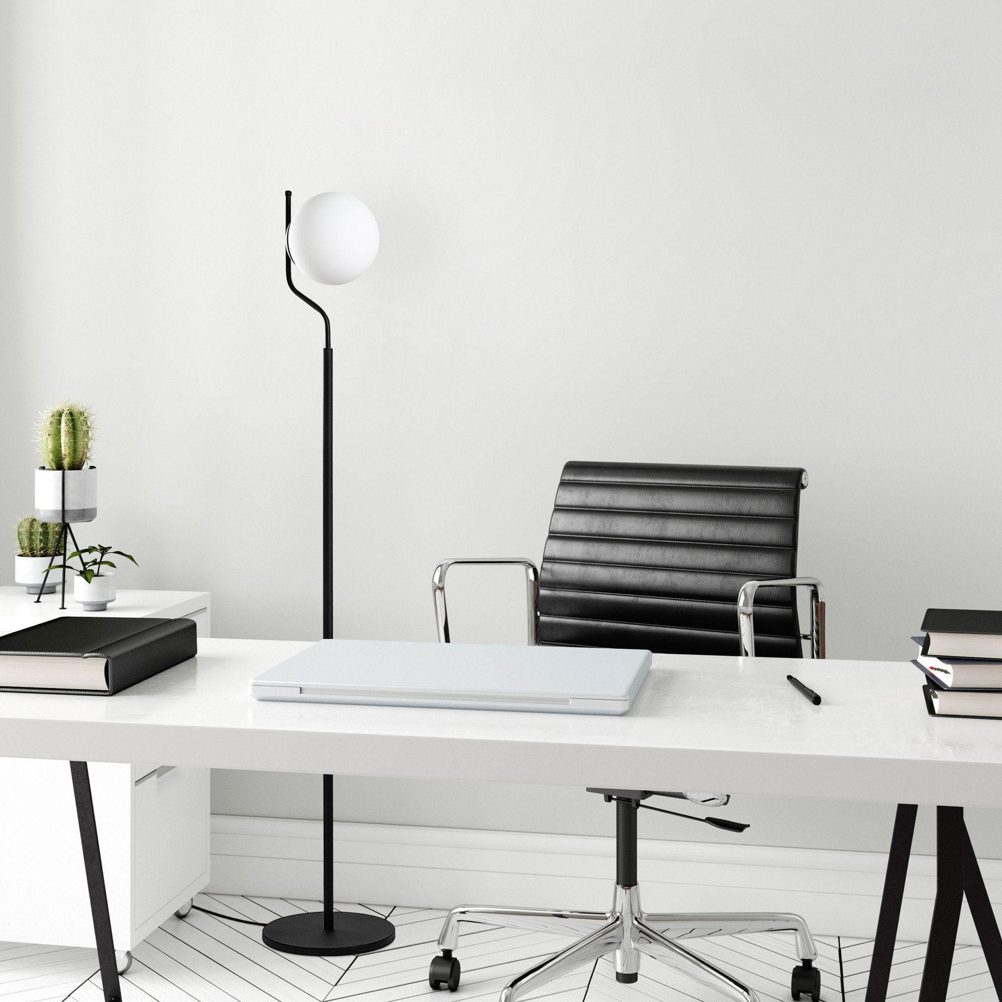 Candeeiro Chão Tulip 13815 Preto