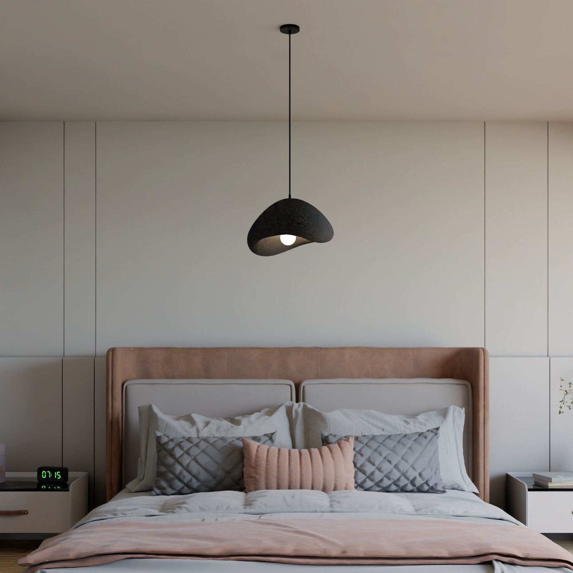 Candeeiro Teto Wabi Sabi Quiet Current Preto