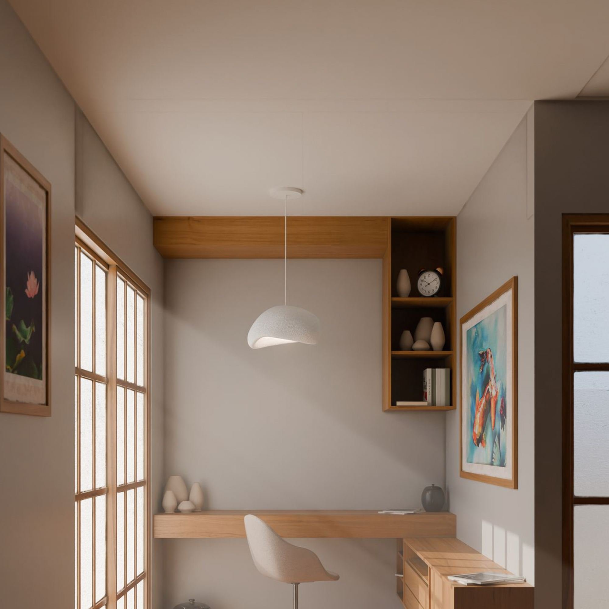 Candeeiro Teto Wabi Sabi Emberstill Branco