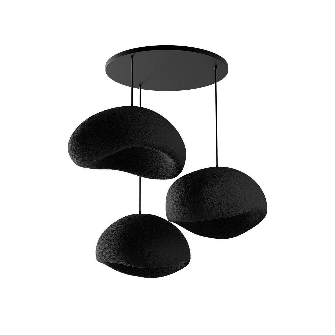 Candeeiro Teto Wabi Sabi Haze & Hues Preto