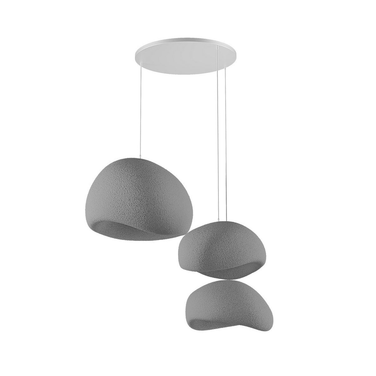 Candeeiro Teto Wabi Sabi Stillforms Concrete Cinza