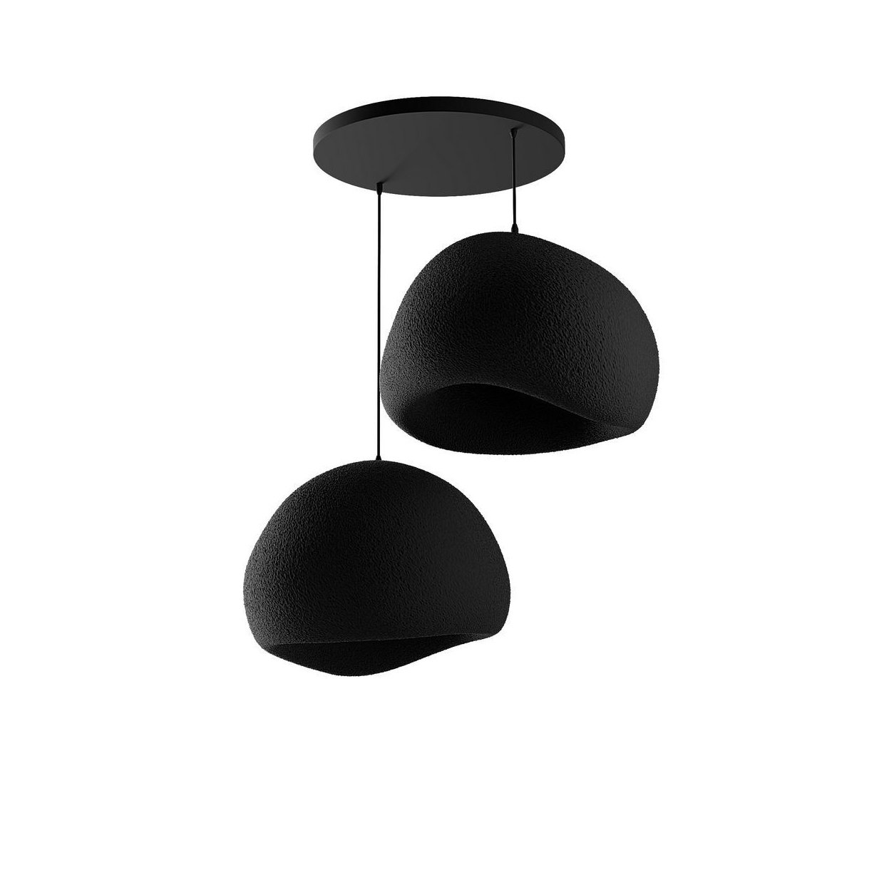 Candeeiro Teto Wabi Sabi Barecasts Preto