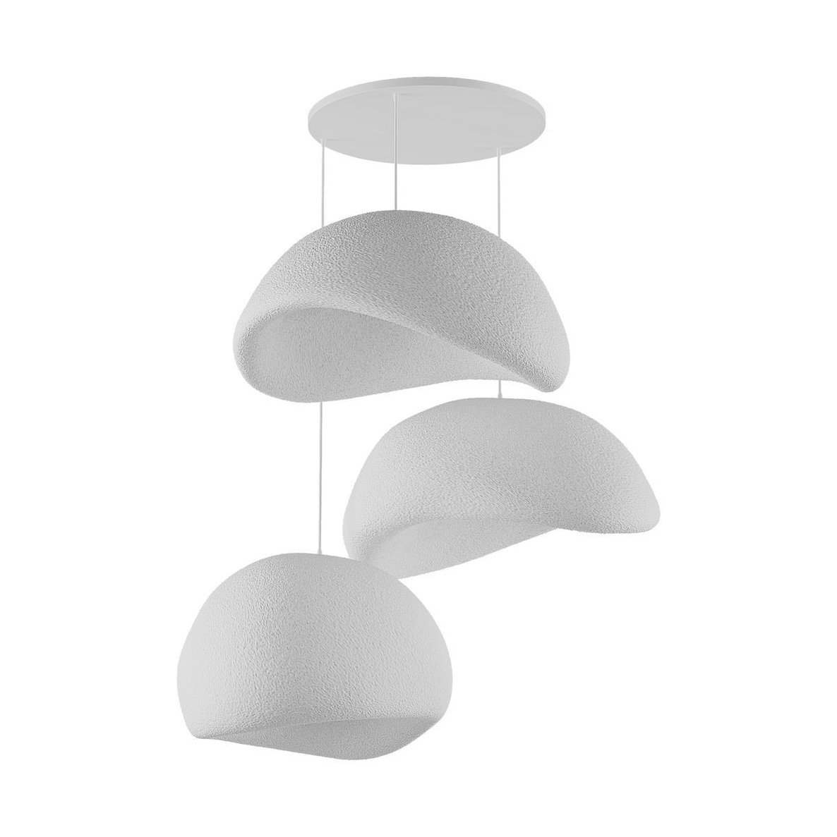 Candeeiro Teto Wabi Sabi Sandhollows Branco