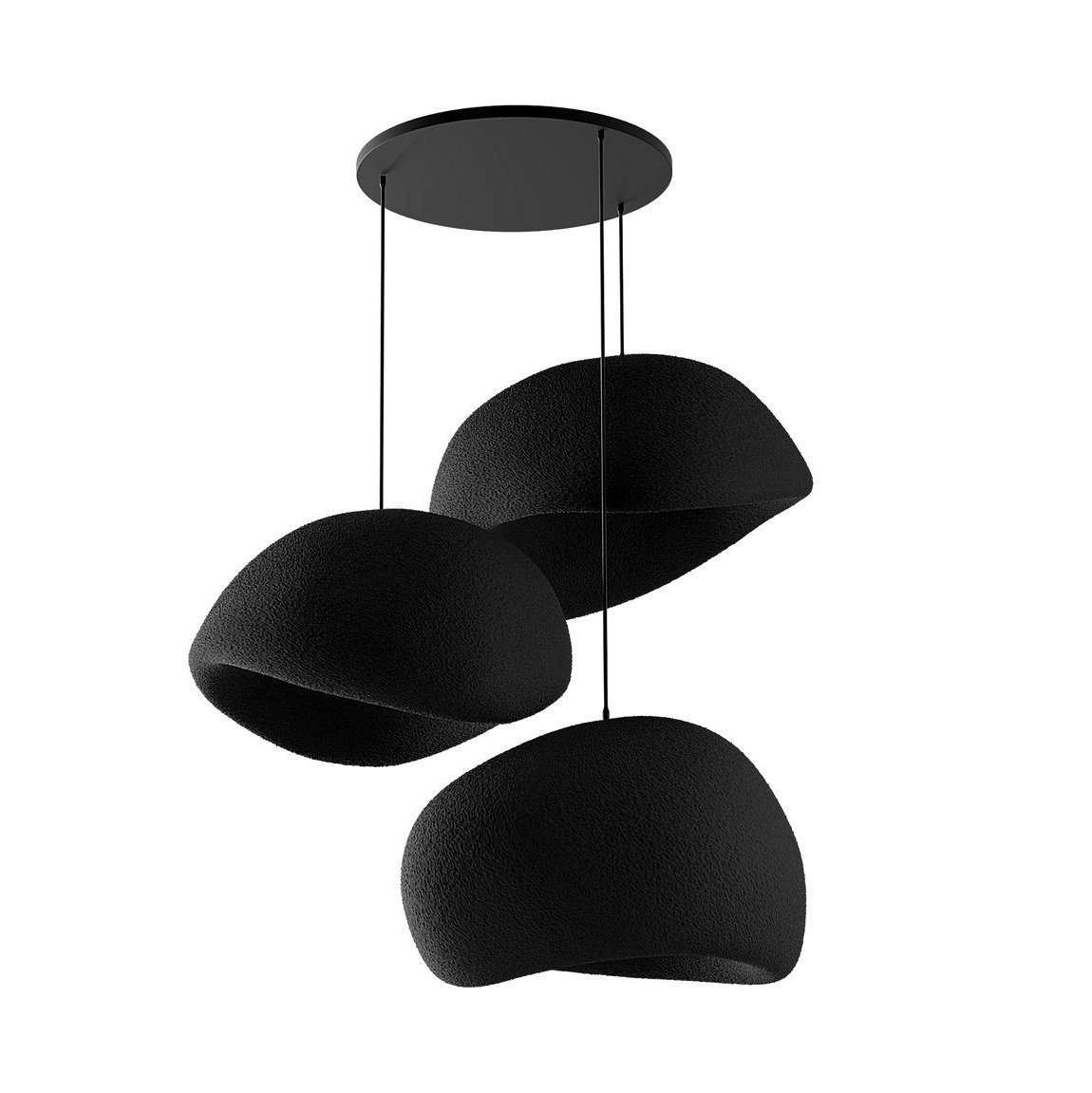 Candeeiro Teto Wabi Sabi Sandhollows Preto