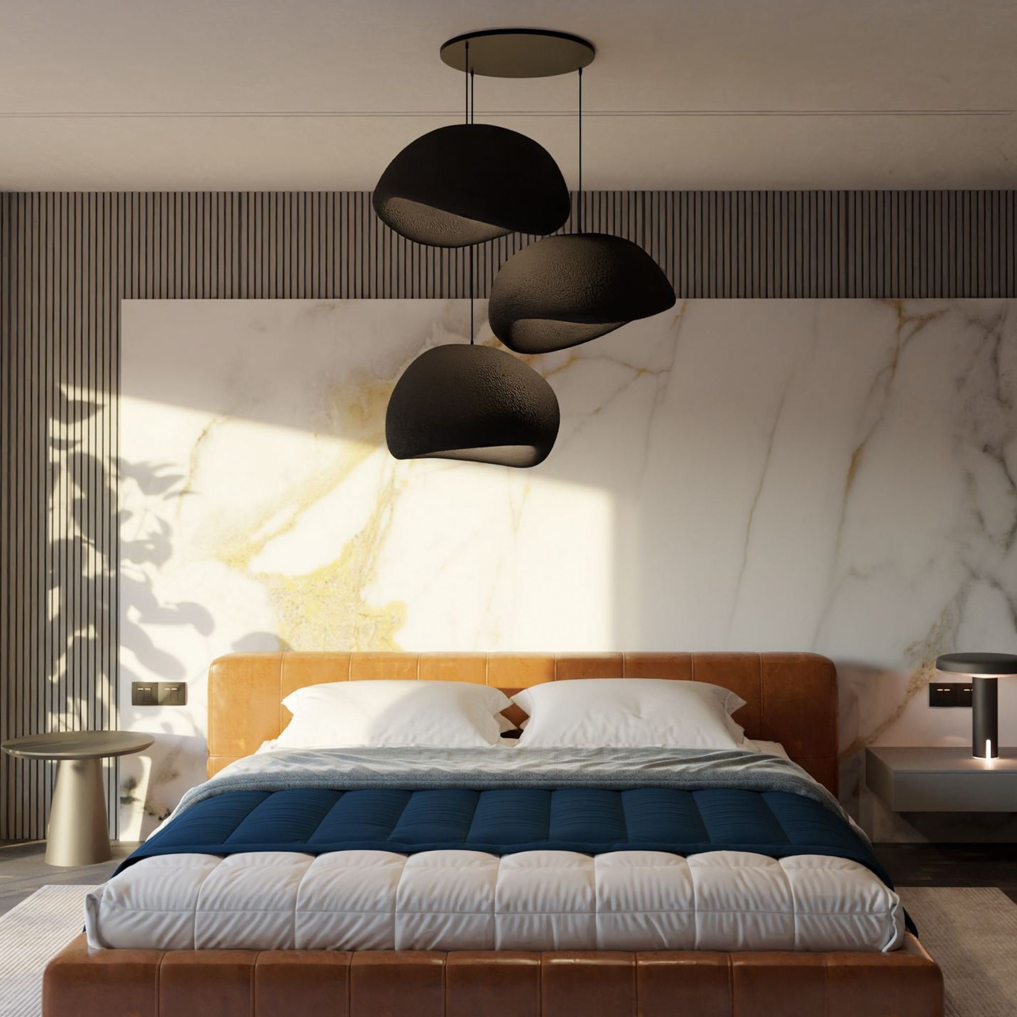 Candeeiro Teto Wabi Sabi Sandhollows Preto