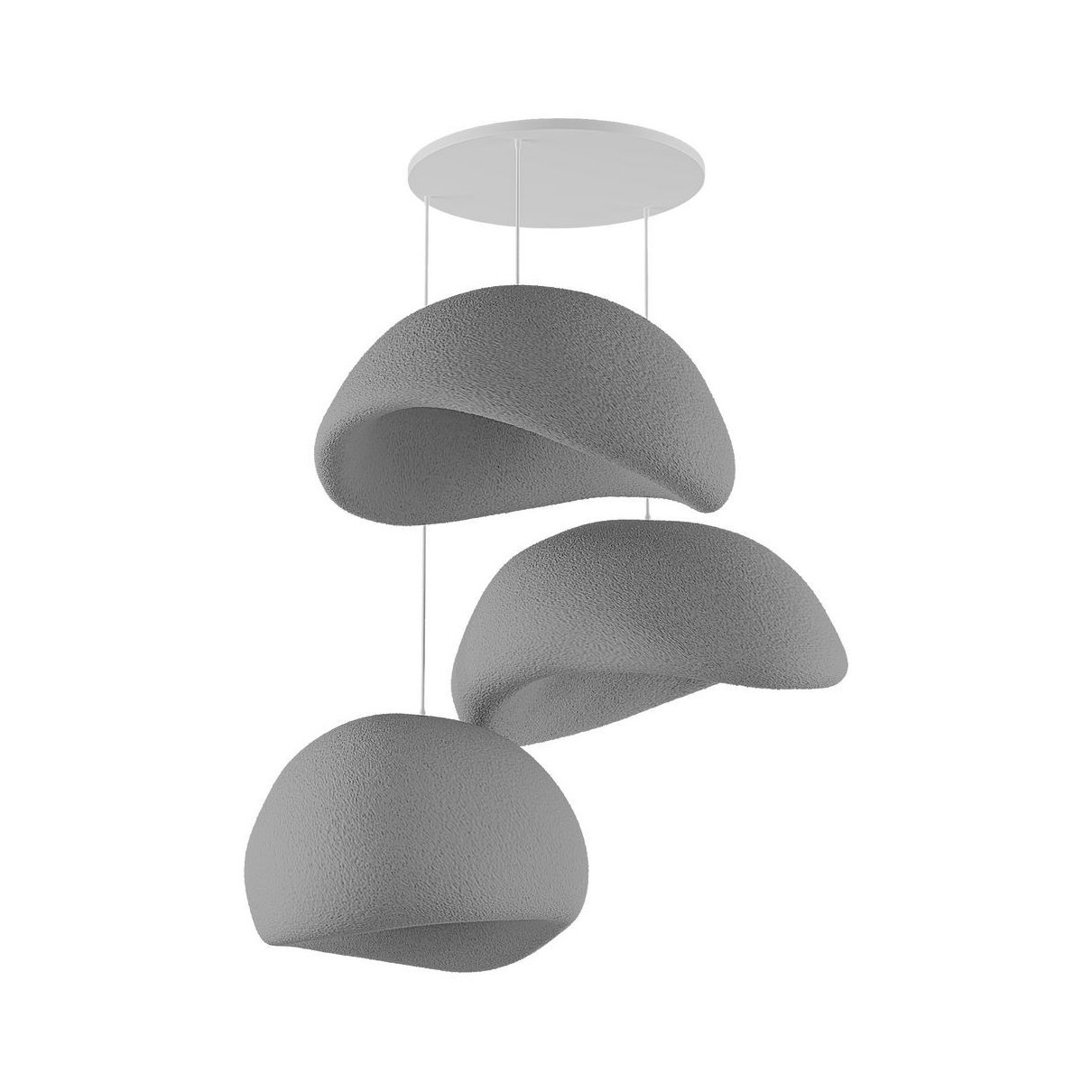 Candeeiro Teto Wabi Sabi Sandhollows Concrete Cinza