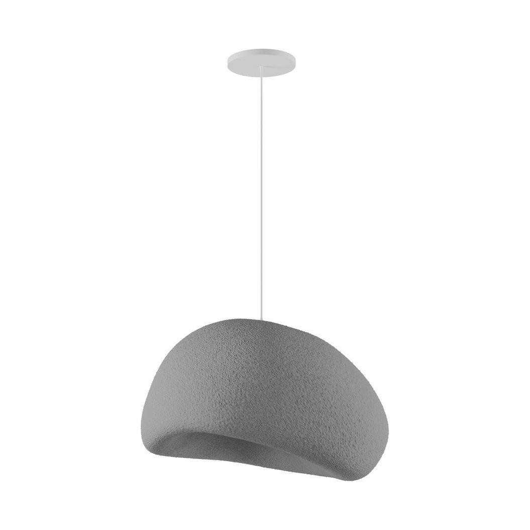 Candeeiro Teto Wabi Sabi Soluna Concrete Cinza