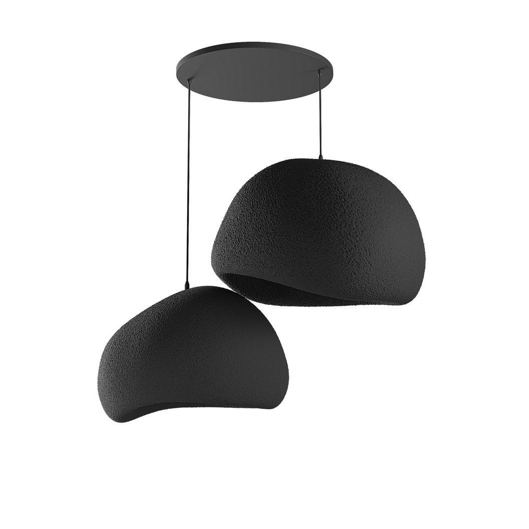 Candeeiro Teto Wabi Sabi Chalkforms Preto