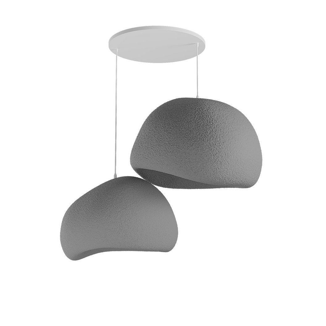 Candeeiro Teto Wabi Sabi Chalkforms Concrete Cinza