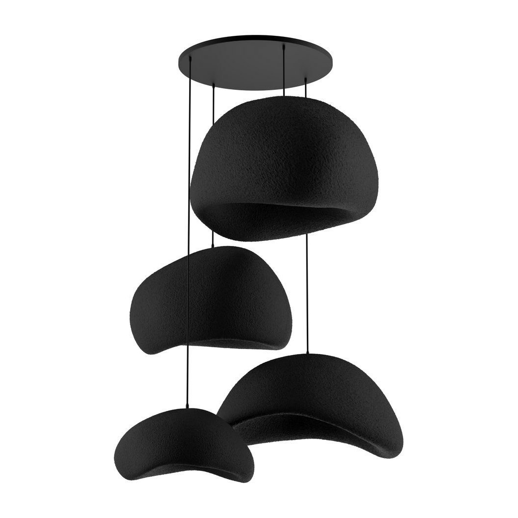 Candeeiro Teto Wabi Sabi Sabi Glows Preto